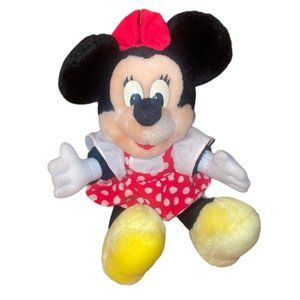 Vintage Disneyland Minnie Mouse 10” Plush Toy
